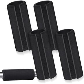 Frienda 4 Pcs Handle Grips 4.25 Inch NBR Rubber Foam Grip Wrap Soft Buffer Tube Cover Buffer Tube Pad Comfortable Handle Covers for Fitness Home Garden Bicycle Exercise Equipment Handlebar Replacement