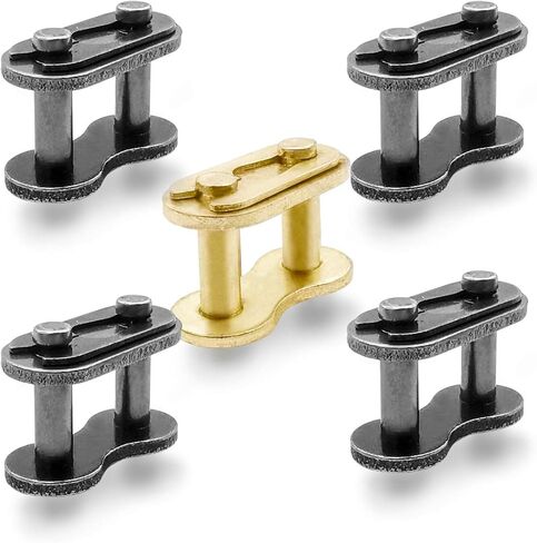 #415 سلسلة وصلة رئيسية 4 قطع، 415 قطعة دراجة بمحرك ذهبي 1 قطعة - 415 وصلة رئيسية لسلسلة الدراجة لدراجتين دراجة بمحرك - 415 وصلة سلسلة رئيسية من Epromiseparts in Kuwait