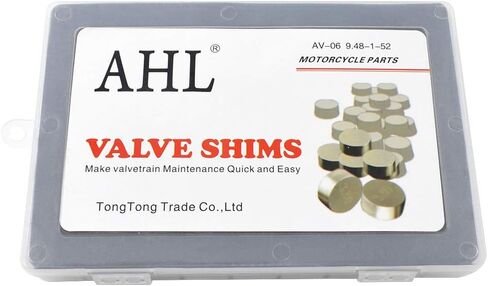 AHL Adjustable Valve Shim Kit 9.48mm O.D. 1.20mm-4.00mm Thick for Suzuki LT-Z400 QuadSport Z 2003-2012 LT-R450 QuadRacer 2006-2011 (52pcs) in Saudi Arabia