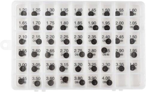 AHL Adjustable Valve Shim Kit 9.48mm O.D. 1.20mm-4.00mm Thick for Suzuki LT-Z400 QuadSport Z 2003-2012 LT-R450 QuadRacer 2006-2011 (52pcs) in Saudi Arabia