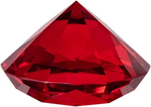 LONGWIN 50mm (2") Crystal Faceted Diamond Paperweight Wedding Favor Home Decor in Saudi Arabia