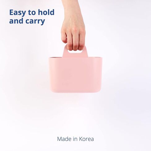 BLUE GINKGO Stackable Organizer Caddy, Rectangle, White, Made in Korea | Portable. Adjustable. Home, Office & School Storage. in Saudi Arabia