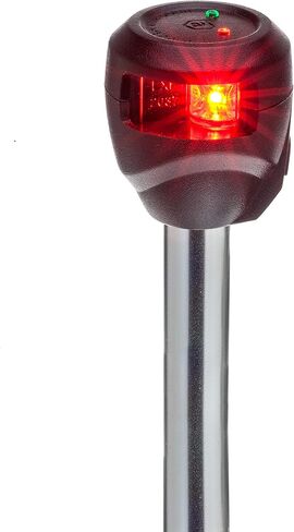 نظام ملاحة LED ثنائي اللون من Attwood - ضوء عمود أحمر وأخضر - 10 بوصة - ملاحة LED ثنائية اللون للقارب - ضوء عمود NV6LC2-10-7 أحمر وأخضر - 10 بوصة - قارب in Kuwait