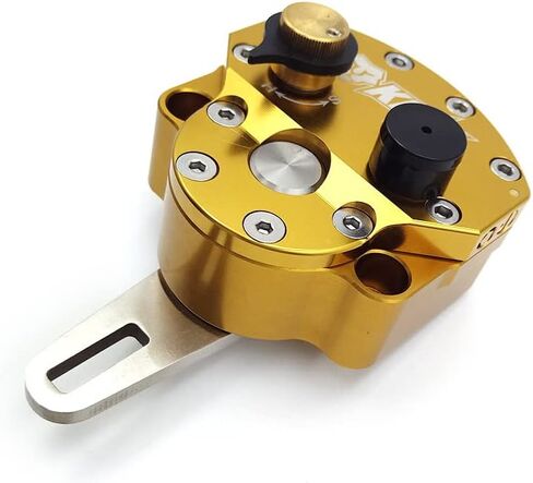مثبت مثبط التوجيه الأمامي للدراجة النارية مناسب لـ CRF YZF EXC RMZ KLX لمعظم الدراجات النارية إندورو حفرة الترابية دراجة نارية أمامية عالمية للتحكم في السلامة وإكسسوارات الدراجات النارية القابلة للتعديل (أسود) in Saudi Arabia