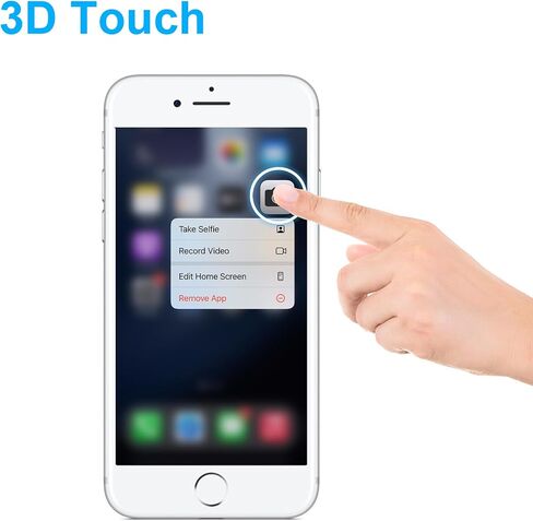 for iPhone 7 Screen Replacement ，4.7 inch Frame Assembly Display 3D Touch Screen LCD Digitizer with Repair Tools Kit Tempered Glass Screen Protector for A1660, A1778, A1779 (Black) in Saudi Arabia