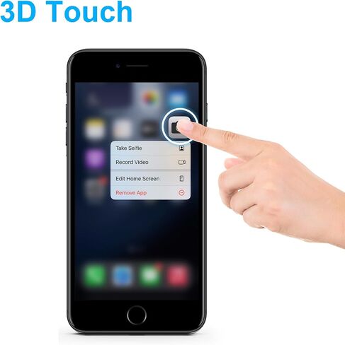 for iPhone 7 Screen Replacement ，4.7 inch Frame Assembly Display 3D Touch Screen LCD Digitizer with Repair Tools Kit Tempered Glass Screen Protector for A1660, A1778, A1779 (Black) in Saudi Arabia