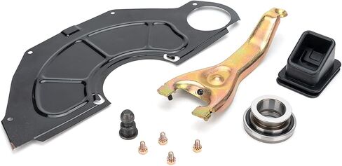 MFZDQL 3899621 غطاء جرس تطبيق القابض اليدوي من الألومنيوم يناسب تشيفي بيلهاوسينج 1959-1988 مع غطاء فحص دولاب الموازنة، شوكة القابض والحذاء، كرة محورية، محمل تحرير القابض in Kuwait