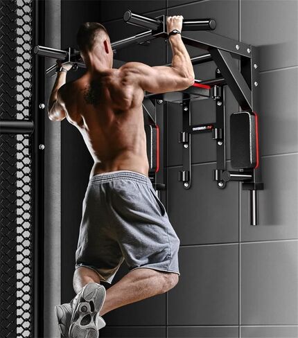 Multifunctional Wall Mounted Pull Up Bar/Chin Up bar,Dip Station for Indoor Home Gym Workout,Power Tower Set in Saudi Arabia