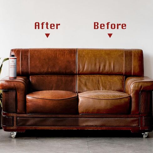منظف ​​بلسم الجلد لأثاث الأريكة، مجموعة العناية بالجلد الطبيعي بالكامل للأريكة الجلدية، مقعد السيارة، الملابس، الحذاء، الحذاء (8 أونصة سائلة) in Kuwait