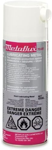 Titanium Corrosion Inhibitor and Lubricant Spray for Metal –Industrial Heavy Duty Rust Prevention Spray for Automotive –Water Resistant Non-Flaking Aluminum-Free Fluid Film by Metaflux 13.5 Oz 1 Pack in Saudi Arabia