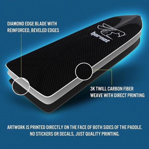 مجداف قارب التنين للرياضات المائية - أسود لامع - مجداف قارب التنين من ألياف الكربون قابل للتعديل - معتمد من IDBF - ملحقات قارب التنين in Kuwait