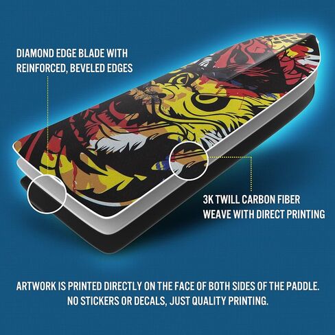 مجداف قارب التنين للرياضات المائية - Dragon Master - مجداف قارب التنين القابل للتعديل من ألياف الكربون - معتمد من IDBF - ملحقات قارب التنين - مجاذيف قارب التنين in Kuwait