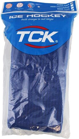 TCK Rib Knit Ice Hockey Socks- Youth and Adult Sizes- Made in the USA in Saudi Arabia