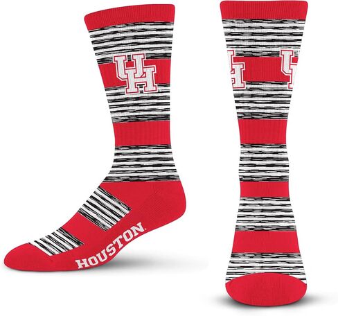 For Bare Feet Men's RMC Multi Stripe Crew Sock NCAA in Saudi Arabia