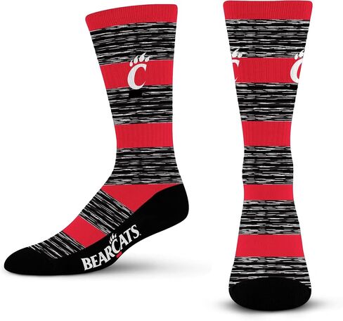 For Bare Feet Men's RMC Multi Stripe Crew Sock NCAA in Saudi Arabia