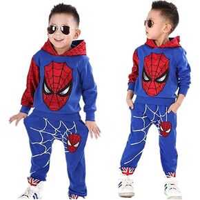 2Piece Toddler Kids Baby Boys Casual Outfits Set,Long Sleeve Pullover Hoodie Sweatshirt Pants Clothing Suit