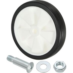 PATIKIL 6" Air Compressor Wheels, Universal Air Compressor Wheel Replacement Part with 0.5" Dia. Hole for Easy Mobility, White
