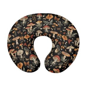 Mushroom Printed Nursing Pillow Cover for Newborn Infant, Flowers Butterfly Soft Breathable Baby Nursing Pillow Cover Lightweight Stretch Breastfeeding Pillow Slipcover Cover