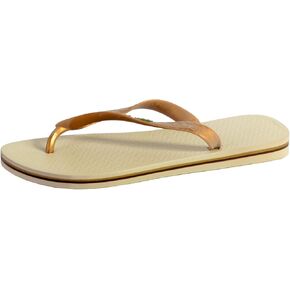 Ipanema CLAS Brasil Ii Flip Flops Women Beige/Gold - 4/5 - Flip Flops Shoes