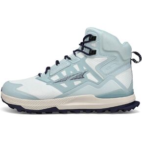 ALTRA Women's AL0A7R7J Lone Peak All-WTHR Mid 2 Trail Running Shoe, Light Blue - 6.5 M US