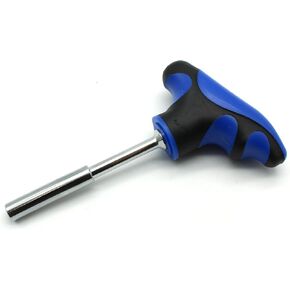 TEMO 1/4 Inch T-Handle Hex Bit Holder Screwdriver, 5 Inch Long, Screwdriver Handle for Holding Bits and Screws with Non-slip Material