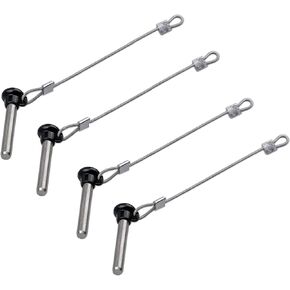 Thorn Boat Bimini Quick Release Pin with Lanyard (4 PCS)