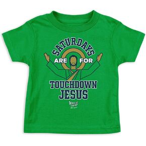 Smack Apparel Saturdays Toddler Tee for Notre Dame College Fans (2T-7T)