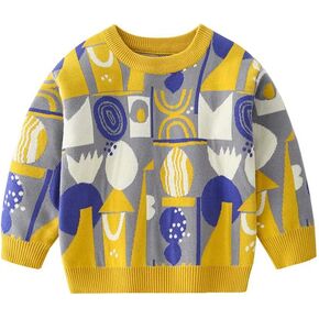 Baby Boys Girls Knit Sweater Unisex Cartoon Animal Pullover Sweatshirt