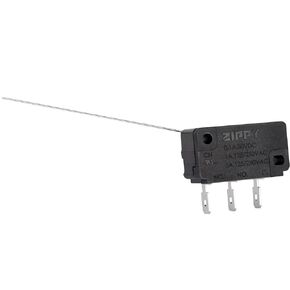 DIYhz Coin Switch Wire Switch 5A 125/250V AC 3 Foot 0.1A 30V DC 1PCS Black 10307