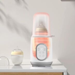 جهاز تسخين الزجاجات - جهاز تسخين سريع لحليب الأطفال 8 في 1 مع مؤقت لحليب الأم أو التركيبة، جهاز ترموستات لتدفئة حليب الأطفال على مدار 24 ساعة مع تحكم دقيق في درجة الحرارة، جهاز تسخين زجاجات الأطفال لجميع الزجاجات in Kuwait