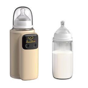 Portable Bottle Warmer for Travel with Fast Charging,Keep Ready Breastmilk or Formula Warm Continuously,Leak-Proof,Night Light,8000mAh Battery,Can Use While Charging.Not for Heating Cold Milk