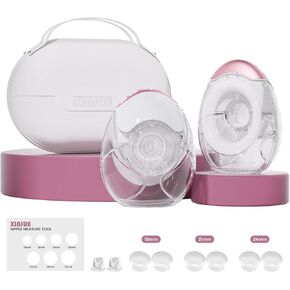 Portable Breast Pump Hands Free GLE32, Electric Breast Pump with 3 Modes & 12 Levels, Wearable Breast Pump BPA-Free | 18/21/24mm Flange, Ideal for Breastfeeding Moms