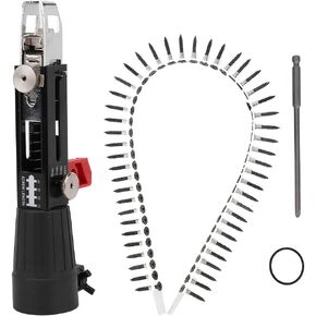 Automatic Chain Nail, Electric Drill for Screw Tightening Adjustable Adapter Screw Drywall Drill Woodworking Tool for Wooden Board Dec