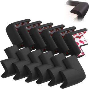 12 Pack Soft Corner Protector Baby Proofing Edge and Foam Rubber Child Safety Corner Protectors for Fireplace Table Stair Furniture