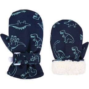 YAPJEB Toddler Gloves, Waterproof Toddler Mittens, Baby Snow Winter Gloves for Kids Boys Girls Baby Ages, Cozy and Warm