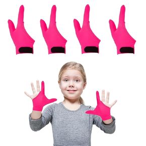 4pcs Thumb Sucking Guard Gloves Kids Anti Thumb Sucking Glove Chewy Compression Thumb Sucking Stop Nail Biting Finger Biting Glove for Kids Thumb Guard for Ages 5-12