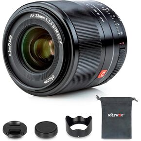 Viltrox 23mm f/1.4 F1.4 XF Lens Large Aperture APS-C STM Auto Focus Lens for Fujifilm Fuji X-Mount Camera XT30 XA5 XA7 XT2 X-T3 X-H1 X20 X-T20 X-T10 X-A1 X-A2 X-A3 X-A5 X-A7- Black