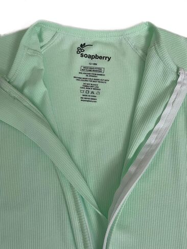 Soapberry 2-Way Zipper Bamboo Viscose Pajamas for Baby Boys and Girls in Saudi Arabia