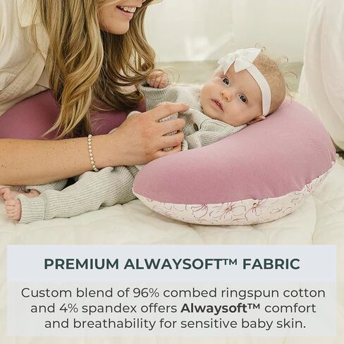 عبوة واحدة من غطاء وسادة الرضاعة الفاخر من Pobibaby - فائقة النعومة وقابلة للتمدد بنسبة 96% قطن، غطاء وسادة الرضاعة الطبيعية للأطفال الأولاد والبنات (الحياة البرية) in Kuwait
