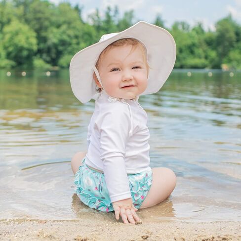 i play. Baby Girls' Brim Hat | All-Day UPF 50+ Sun Protection for Head, Neck, & Eyes in Kuwait