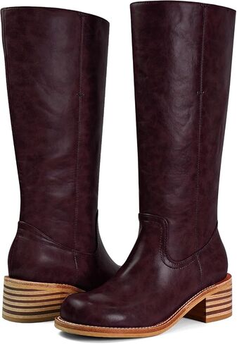 UBWDU Women's Knee High Boots Chunky Block Heel Long Boots Square Toe Low Heel Boots for Women in Saudi Arabia
