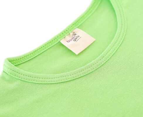 Lilax Baby Girls' Basic T-Shirt Short Sleeve Crewneck Tee in Kuwait