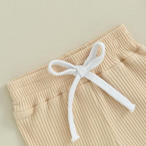 3Packs Unisex Baby Clothes Toddler Baby Boy Girl Joggers Pants Solid Drawstring Sweatpants Fall Winter Outfit in Kuwait