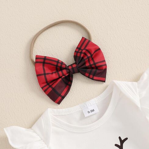 Baby Girl Easter Outfit Rabbit Long Sleeve Romper Carrot Ruffle Skirt Dress Headband Newborn Baby Spring Clothes in Kuwait