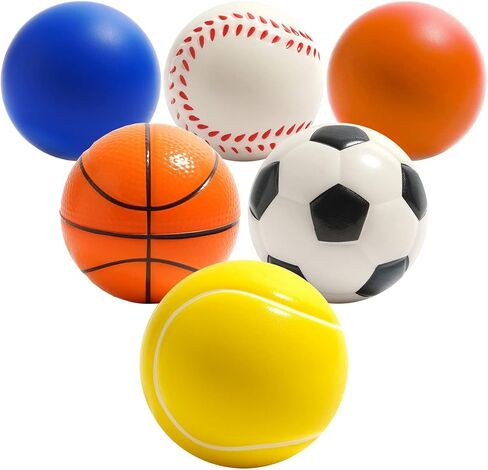 Yonge & Finch Outdoor Toys for Toddlers 1-3, Balls for Toddlers 1-3, Bouncy Balls for Kids, 2 Year Old Toys, Stress Balls Bulk, Soft Play Equipment, Gifts for 2 Year Old Boys in Saudi Arabia