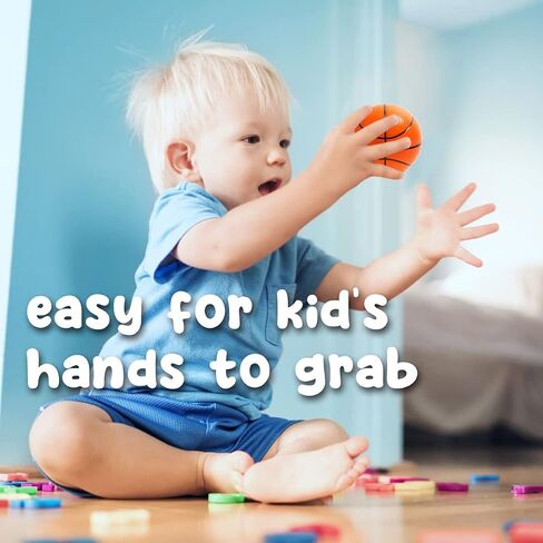 Yonge & Finch Outdoor Toys for Toddlers 1-3, Balls for Toddlers 1-3, Bouncy Balls for Kids, 2 Year Old Toys, Stress Balls Bulk, Soft Play Equipment, Gifts for 2 Year Old Boys in Saudi Arabia