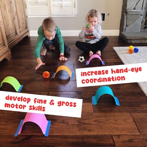 Yonge & Finch Outdoor Toys for Toddlers 1-3, Balls for Toddlers 1-3, Bouncy Balls for Kids, 2 Year Old Toys, Stress Balls Bulk, Soft Play Equipment, Gifts for 2 Year Old Boys in Saudi Arabia