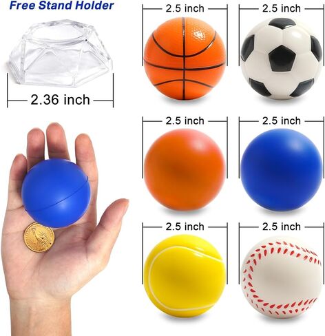 Yonge & Finch Outdoor Toys for Toddlers 1-3, Balls for Toddlers 1-3, Bouncy Balls for Kids, 2 Year Old Toys, Stress Balls Bulk, Soft Play Equipment, Gifts for 2 Year Old Boys in Saudi Arabia