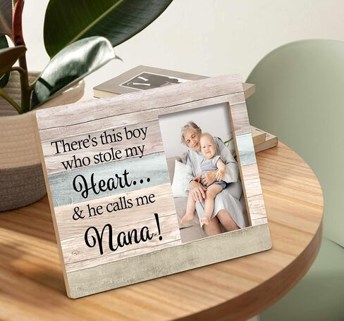 SRADMO Mommy And Me Picture Frame, Mom Picture Frame, Mom Frame, Mommy And Me Gifts, Gifts For New Mommy, Announcement For Grandparents, This Boy Calls Me Mommy 10x8 Inch Wooden Tabletop Photo Frame in Saudi Arabia