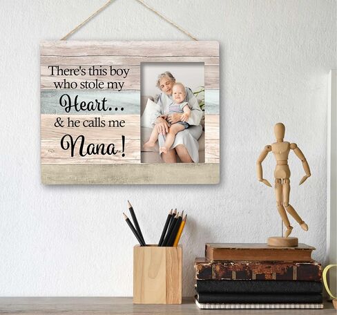 SRADMO Mommy And Me Picture Frame, Mom Picture Frame, Mom Frame, Mommy And Me Gifts, Gifts For New Mommy, Announcement For Grandparents, This Boy Calls Me Mommy 10x8 Inch Wooden Tabletop Photo Frame in Saudi Arabia